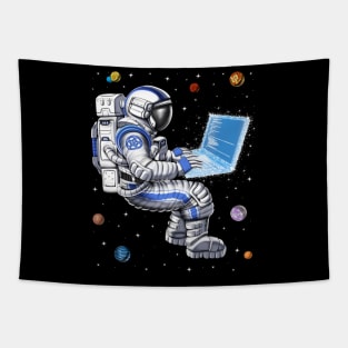 Space Astronaut Programmer Tapestry