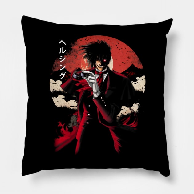 Nosferatu Legacy The Hellsing Bloodline Pillow by Insect Exoskeleton