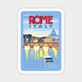 Vintage Travel Poster - Rome Magnet