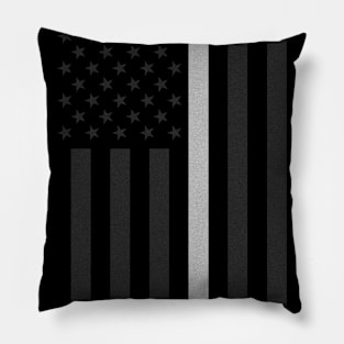 Corrections Thin Silver Line Pillow