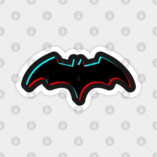 Batwoman  -  Glitch Bat Symbol - Kate Kane Magnet by VikingElf