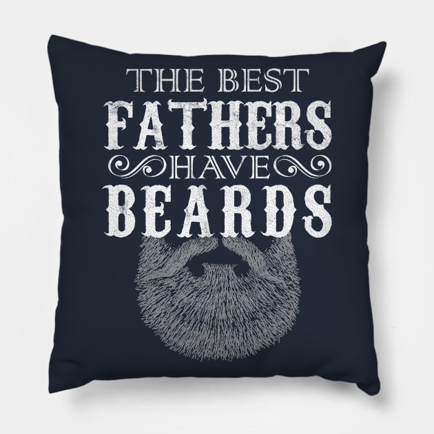 Best Bearded Father Pillow by POD Anytime