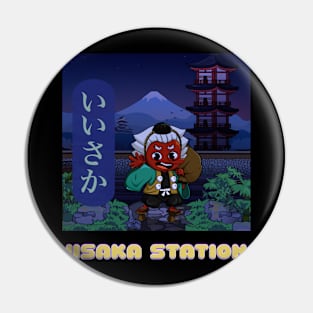 Iisaka, the Tengu Wanderer (Night Ver. 3.0) - “Chibis On The Move” by iisakastation.com Pin