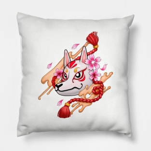 Kitsune Mask Pillow