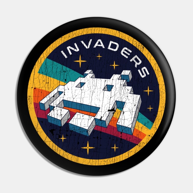 Invaders Videogame Space Patch ✅ Pin by Sachpica