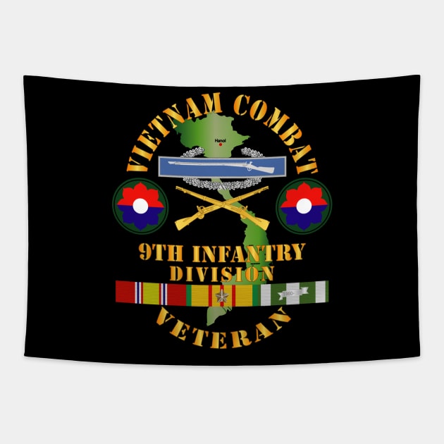 Vietnam Combat Infantry Veteran w 9th Inf Div SSI  X 300 Tapestry by twix123844