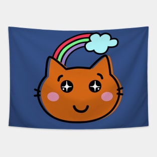 Rainbow Cat Tapestry