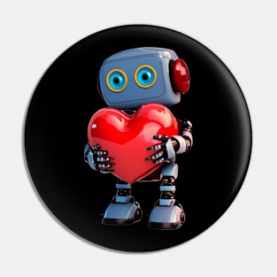 Robot AI Love Pin
