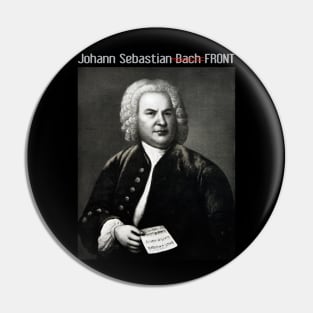Johann Sebastian Bach Front Pin