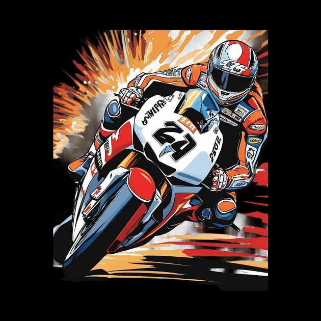 Racing Motorcycle by animegirlnft