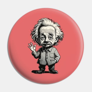 Albert Einstein Pin