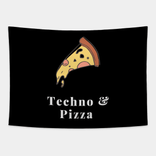 Techno and Pizza Tapestry