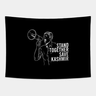 Stand Together And Save Kashmir - Indian Occupied Kashmir Tapestry