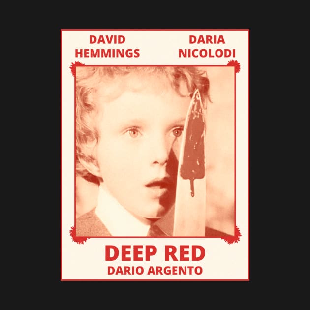 Deep Red Poster by MrZai