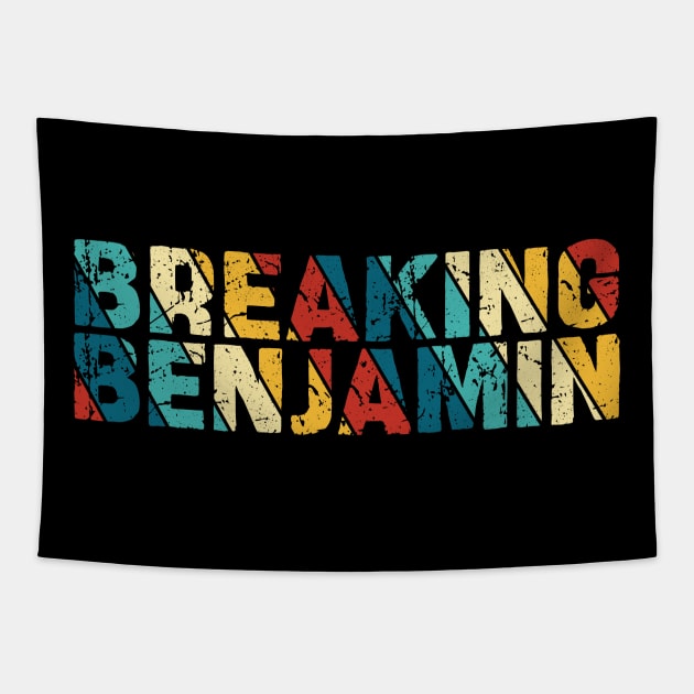 Retro Color - Breaking Benjamin Tapestry by Arestration