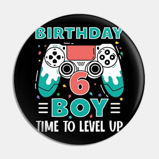 Birthday Boy Video Game B-day Gift For Boys Kids Pin