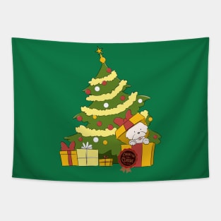 Dog Christmas Tree Tapestry