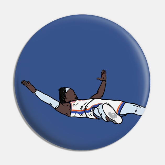 Lu Dort Game Winner Celebration Pin by rattraptees