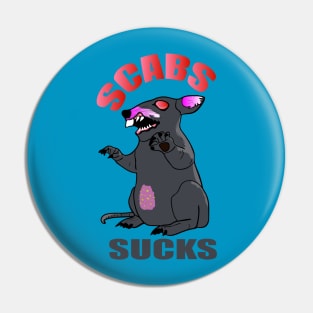 Scabby the Rat Pin