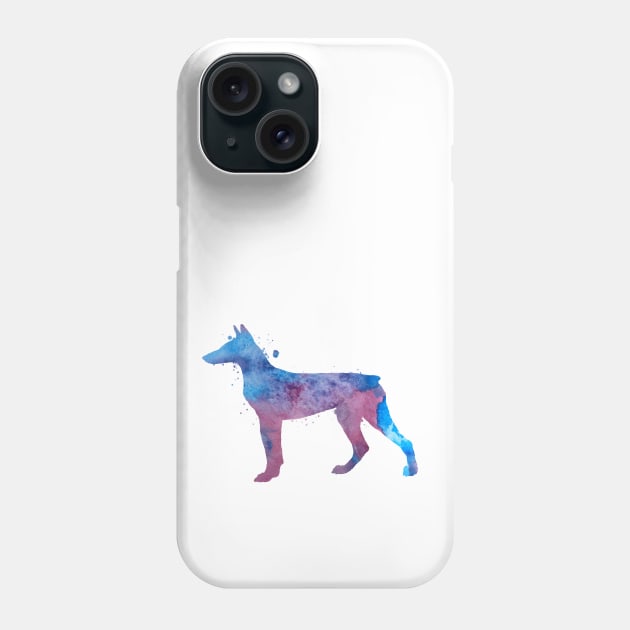 Doberman pinscher Phone Case by TheJollyMarten