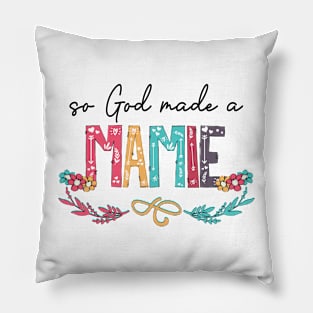 So God Made A Mamie Happy Mother's Day Pillow