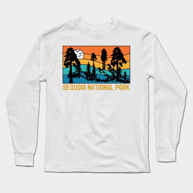 Sequoia National Park T-Shirt Vintage Souvenir Gift Tee Men Women