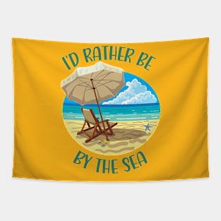 I'd rather be by the sea Tapestry