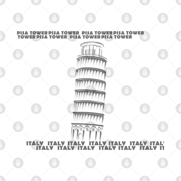 Italy pisa tower famous building by INDONESIA68