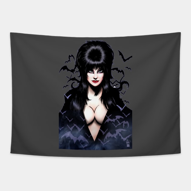 Elvira Tapestry by KenHaeser