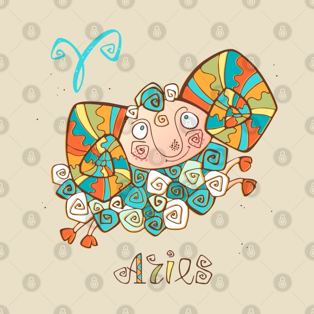 horoscope Aries children by Mako Design 