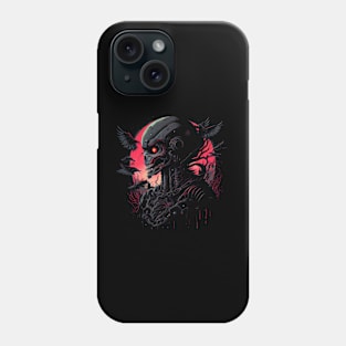 Design of skull alien Phone Case