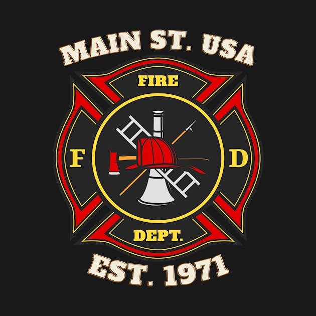 Main St. USA Fire Department by Married to a DisneyAddict