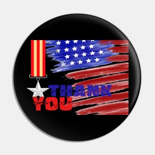 American flag veterans day holiday Gift Pin