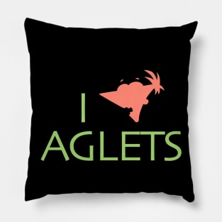 I Love Aglets Pillow