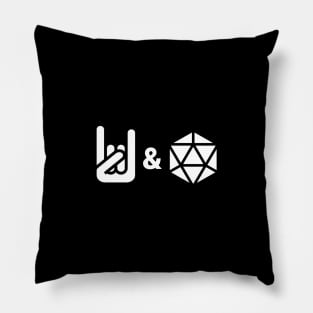 Rock and Roll DnD Icons Pillow