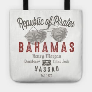 Nassau Bahamas Pirate Vintage Tote