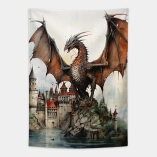 Jabberwocky Alice in Wonderland Tapestry