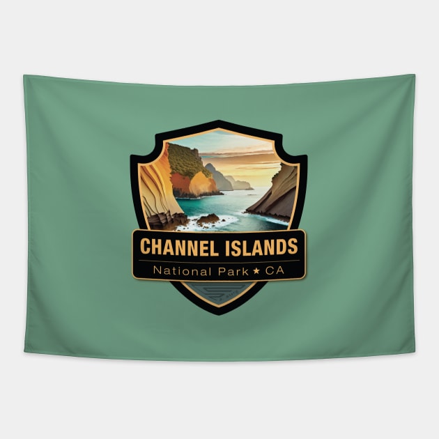 Channel Islands National Park Tapestry by Curious World