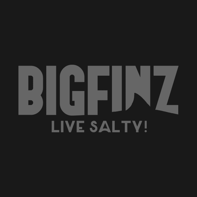 Bigfinz Live Salty Dark Gray by Bigfinz