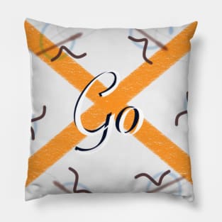 Go simple  design Pillow