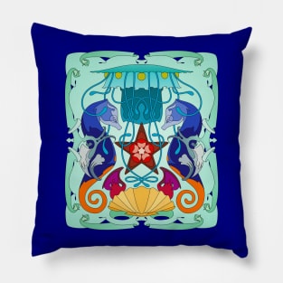 Sea life panoply Pillow