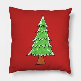 Pine Tree with Snow Pillow