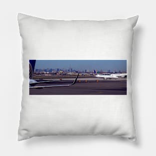 Newark Airport II Pillow