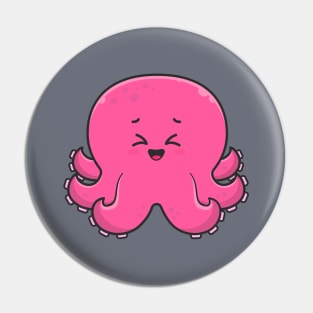 Cute little octopus Pin