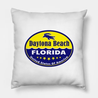 Daytona Beach Florida Alligator Pillow