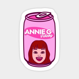 Anniegvideos Soda Can Light Pink Magnet