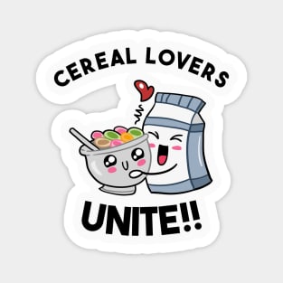 Cereal Lovers Unite Magnet