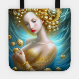 Pearl & Gold Goddess Tote