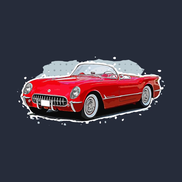 Retro American Classic 1953 Corvette by Joe_Deluxe