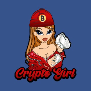 Crypto Girl Red T-Shirt
